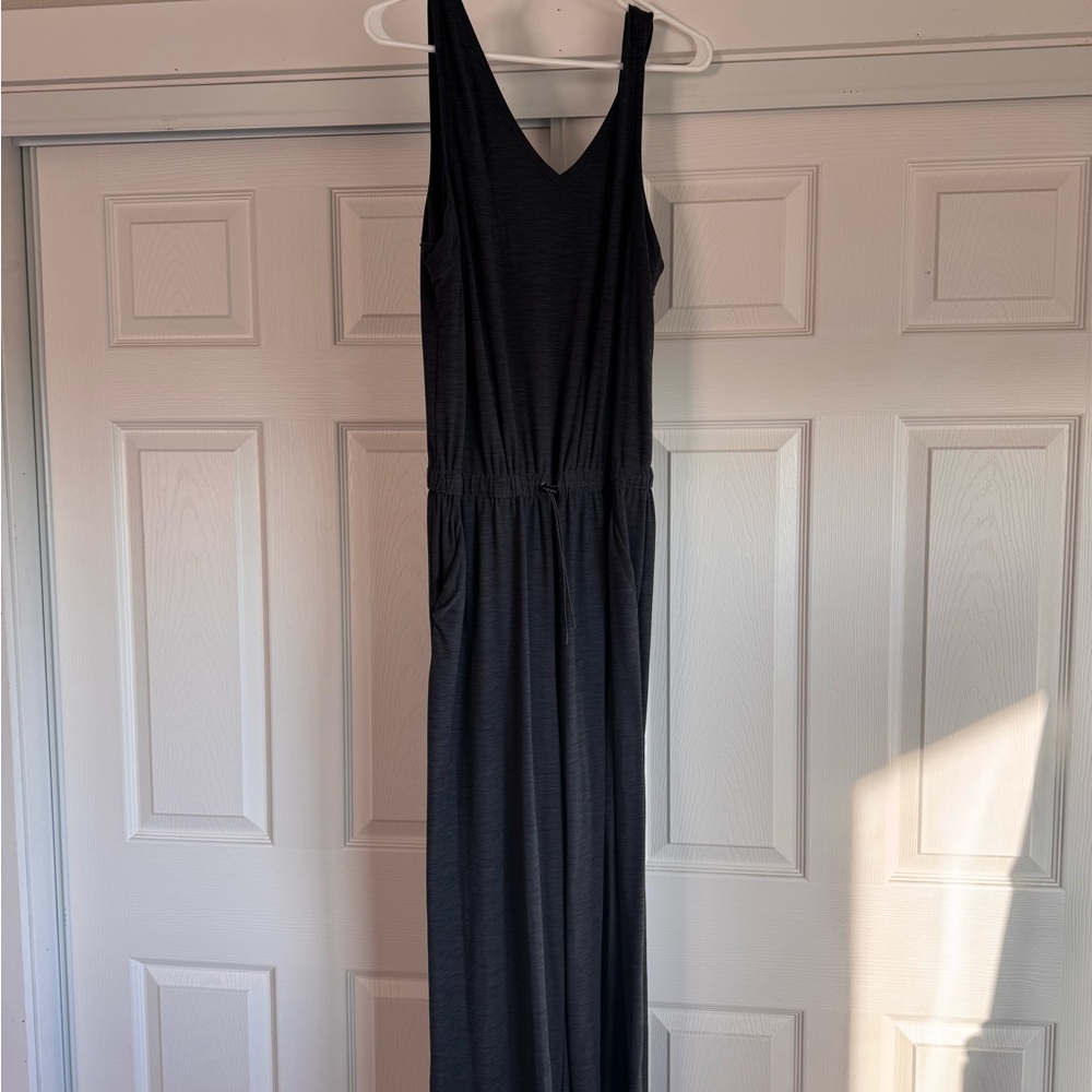 Dark Grey Sleeveless Jumpsuit